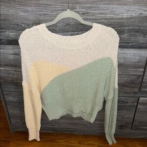 Colorblock Knit Sweater